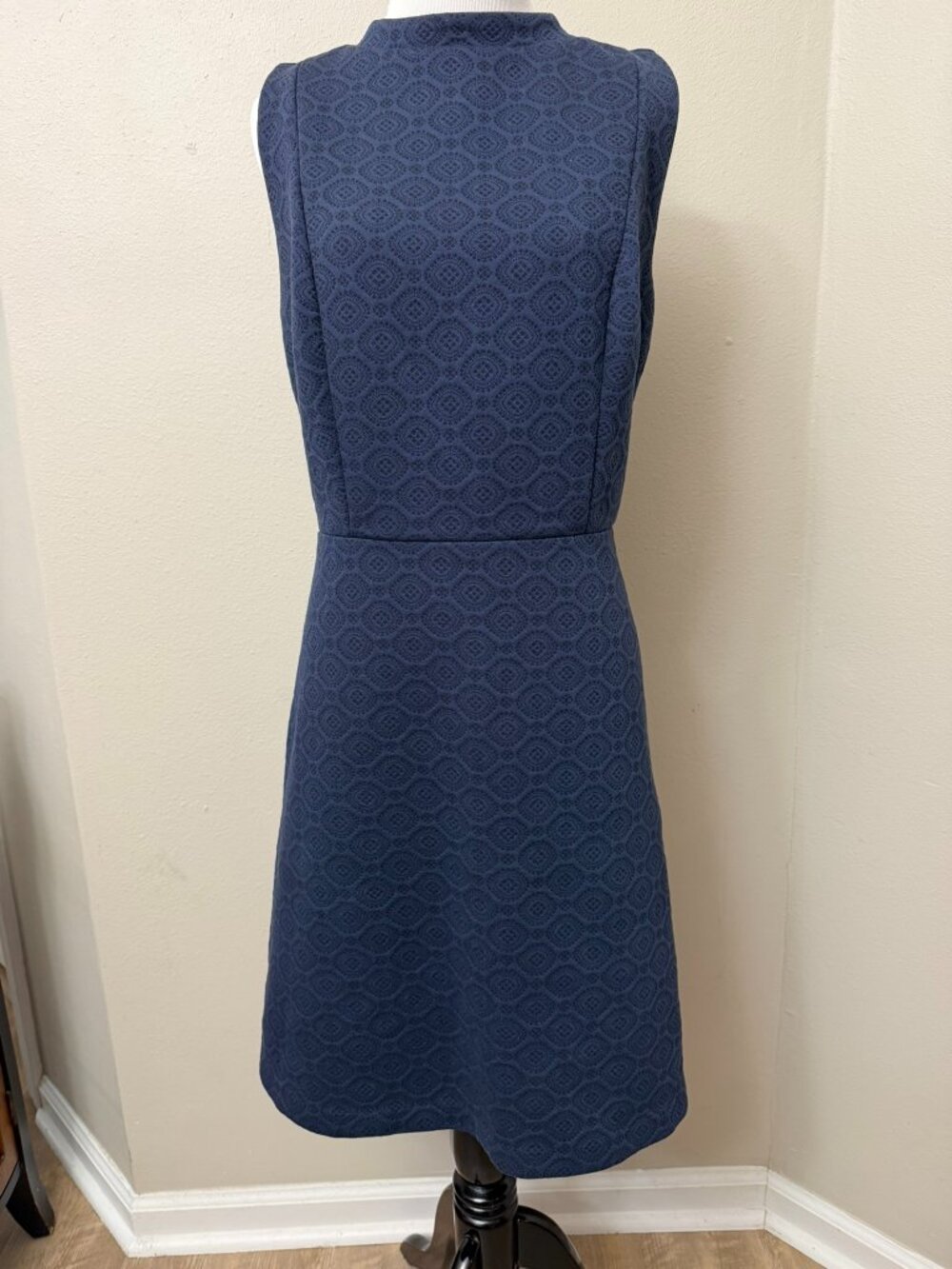 Loft Navy Blue Business Sleeveless Dress Size 10